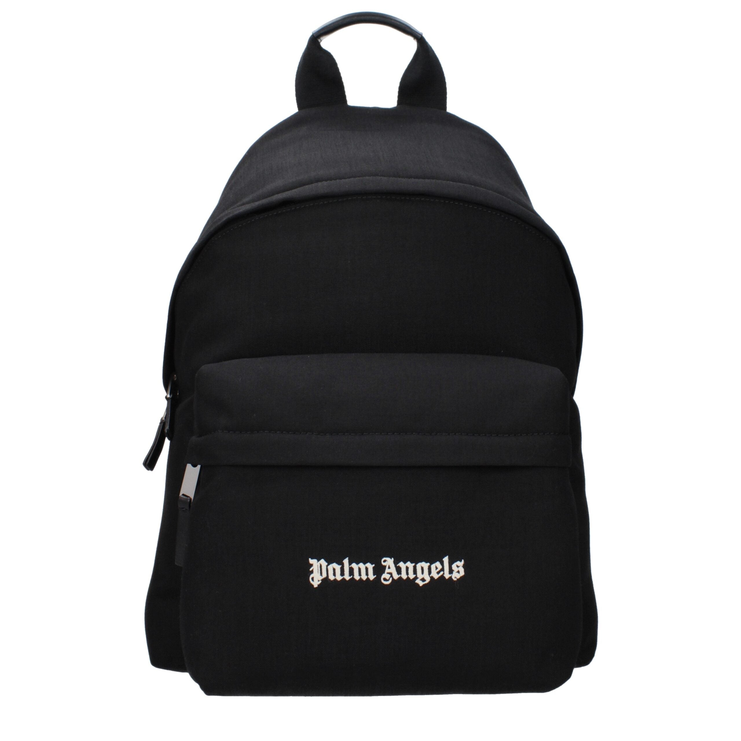 Palm Angels Black Fabric Backpacks